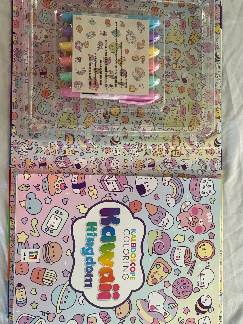 Kawaii Kingdom Pastel Coloring Set - Kaleidoscope Coloring